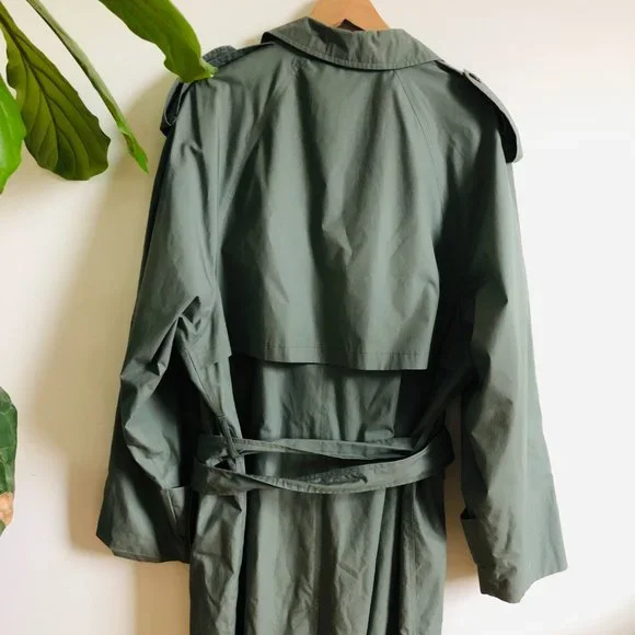 Vintage London Fog Water Repellent Trench Rain Coat - Picture 8 of 16